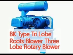 เครื่องบีเค ประเภท Tri Lobe Roots Blower เครื่องบีเค Rotary Blower